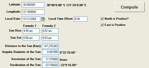 Demo of Astronomy usage