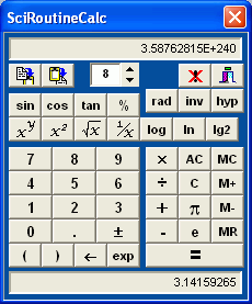 Scientific Calculator Demo