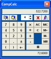 Example of TESBCalculator