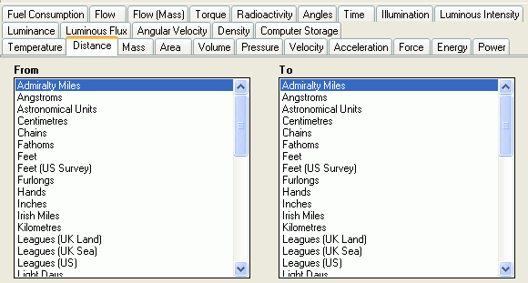 Unit Conversion Usage